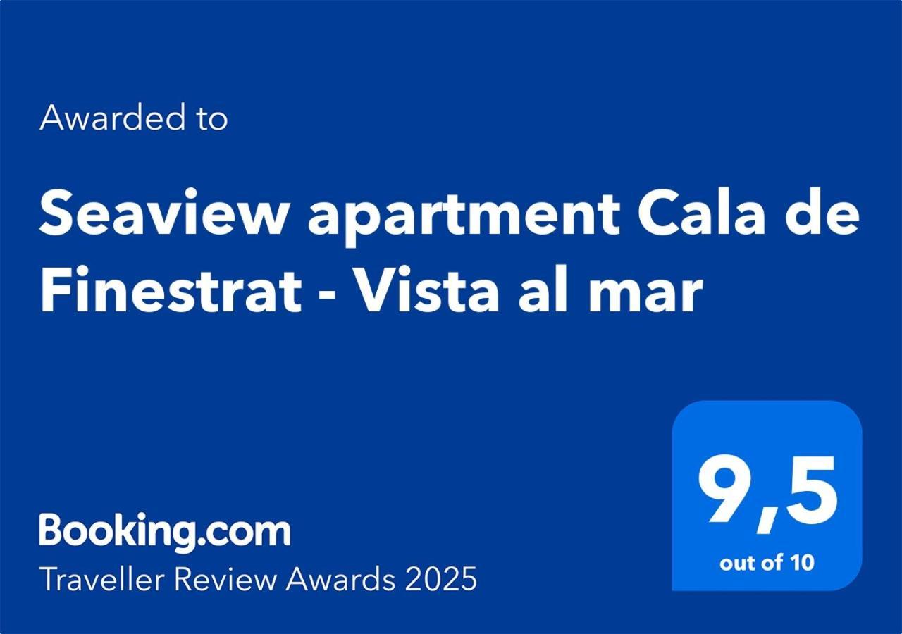 Seaview Apartment Cala De Finestrat - Vista Al Mar Villajoyosa Exterior photo
